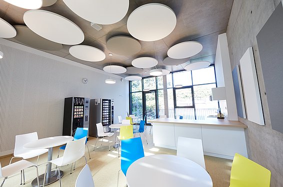 Der moderne Aufenthaltsraum