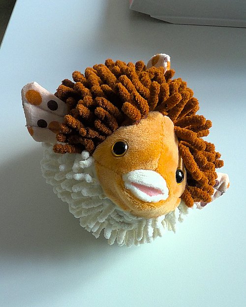 Das Klassenmaskottchen Kurt