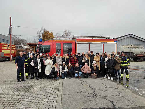 Besuch der Feuerwache in München.