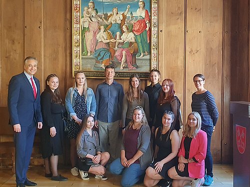 Studierende aus Pilsen und Bern zu Gast in Regensburg